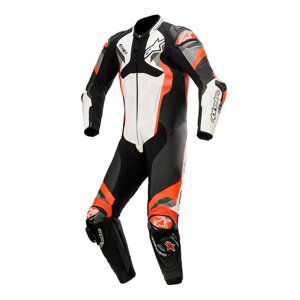 Jednodílná moto kombinéza Alpinestars Atem 4 bílá/černá/červená f