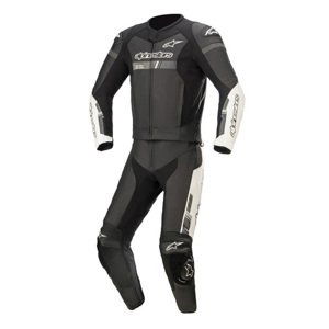 Dvoudílná moto kombinéza Alpinestars GP Force Chaser černá/bílá 2