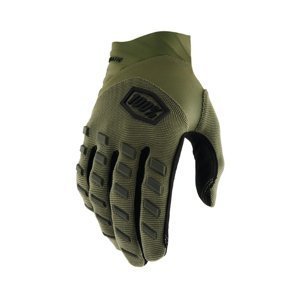 Motokrosové rukavice 100% Airmatic army zelená  army zelená  XL