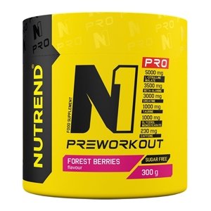 Pre-workout směs Nutrend N1 PRO 300 g  forest berries