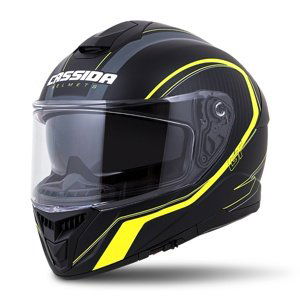 Moto přilba Cassida Integral GT 2.0 Reptyl černá/žlutá fluo/bílá