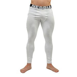 Pánské legíny s kapsou Nebbia Discipline 708  White  XXL