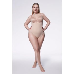 Stahovací body Julimex 119 - JULNUDE/tělová / M JUL5X001-NUDE