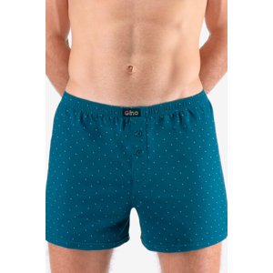 Gina pánské volné trenýrky - GINDZMLYM/petrolejová,aqua / L/XL GIN6D027