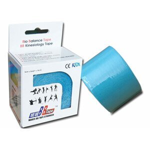Kineziologický tejp BB Tape - 5 m x 5 cm Barva: tiffany