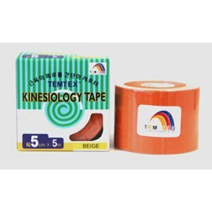 Temtex Kinesio Tape Classic 5 cm x 5 m Barva: oranžová