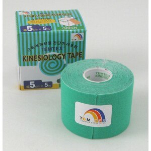 Temtex Kinesio Tape Classic 5 cm x 5 m Barva: zelená