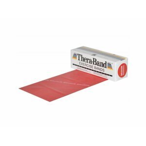 Thera-Band Posilovací guma 5,5 m Provedení: střední zátěž, červená