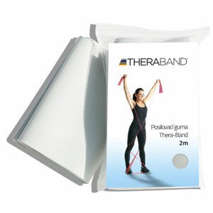TheraBand Thera-Band Posilovací guma 2 m Provedení: super silná zátěž, stříbrná
