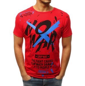 Pánské červené tričko RX3068