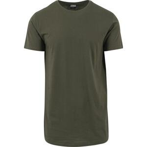 Dlouhé tričko ve tvaru olivy