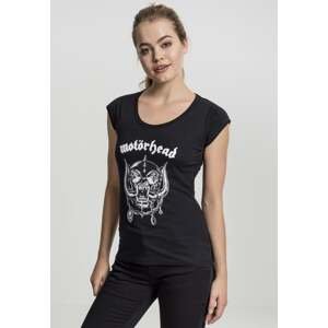 Dámské tričko s logem Motörhead v černé barvě
