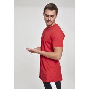 Tvarované dlouhé tričko ohnivě červené