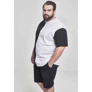 Oversize tričko Harlekýn blk/wht