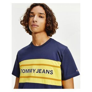 TJM Stripe Colorblock Tee Triko Tommy Jeans - Pánské