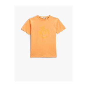 Koton Orange Palmie T Shirt Ss Reg2 Male.