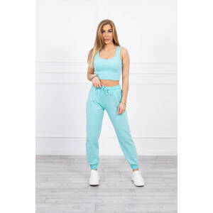 Set top+kalhoty mint