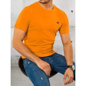 Oranžové pánské tričko Dstreet