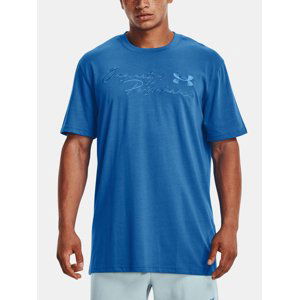 Under Armour Tričko UA ORIGIN OF PERF HW SS-BLU - Pánské