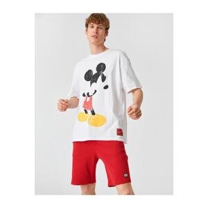 Koton Mickey Mouse Oversize T-Shirt Licensed Printed