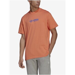 Oranžové pánské tričko adidas Originals Victory - Pánské