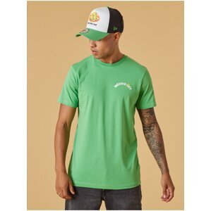 Světle zelené pánské tričko s potiskem New Era - Pánské