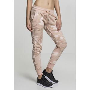 Ladies Camo Terry Pants rose camo