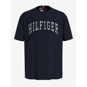 Tmavě modré dámské tričko Tommy Hilfiger - Dámské