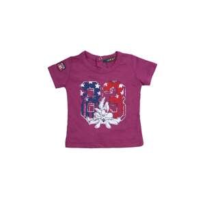 Chlapecké tričko s fialovou aplikací