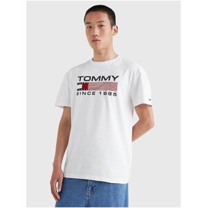 Bílé pánské tričko Tommy Jeans - Pánské