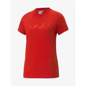 Červené dámské tričko Puma x VOGUE - Dámské