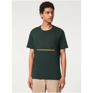 Tmavě zelené pánské tričko Oakley - Pánské