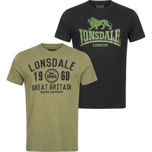 Pánské tričko Lonsdale 2-Pack