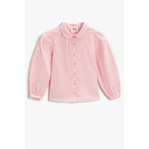 Koton Puffy Long Sleeve Shirt With Cotton