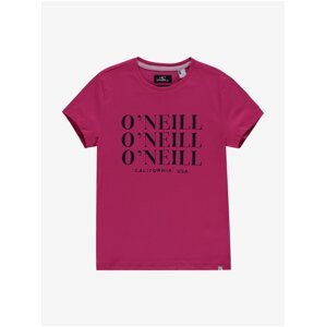 ONeill Tmavě růžové holčičí tričko O'Neill All Year - Kluci