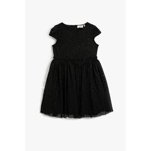 Koton Girl's Black Dress