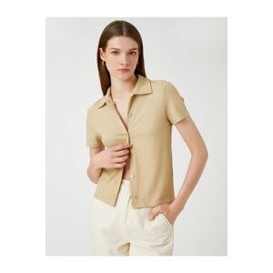Koton Camisole Shirt Short Sleeved With Buttons
