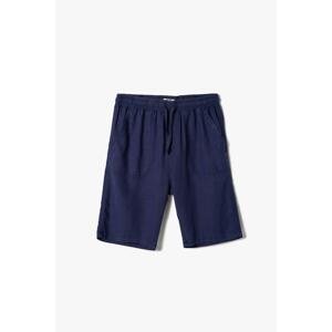 Koton Linen Blend Shorts Tie Waist