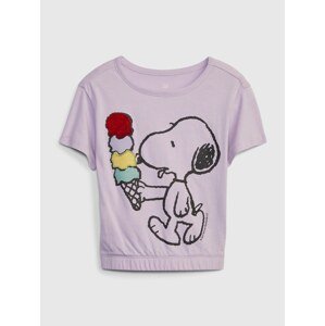 GAP Dětské tričko & Peanuts Snoopy - Holky