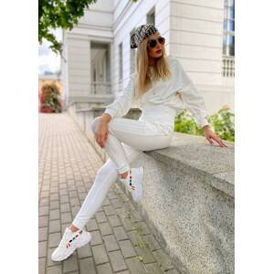 White sports pants Cocomore cmgSD1226.R01