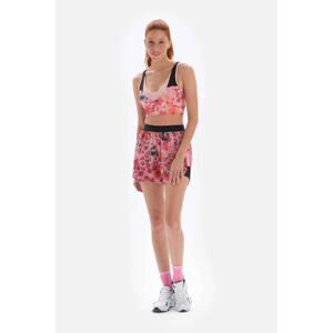 Dagi Pink Women's Patterned Shorts with Tights