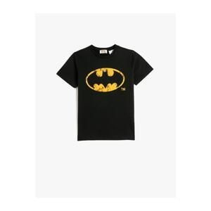 Koton Batman T-Shirt Licensed Cotton Short Sleeve Crew Neck.