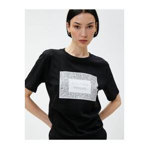 Koton Printed T-Shirt Crew Neck Cotton
