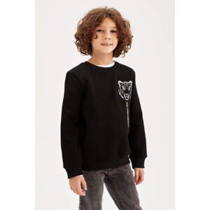 DEFACTO Regular Fit Printed Crew Neck Sweat Shirt