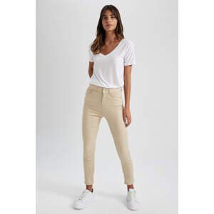 DEFACTO Rebeca Slim Fit High Waist Gabardine Trousers