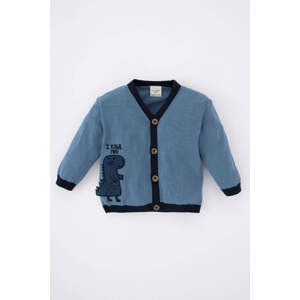 DEFACTO Baby Boy 3D V Neck Knitwear Cardigan