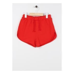 Koton Elastic Waist Normal Red Girls Shorts 3skg40058ak