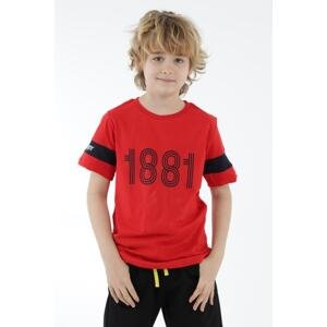 Slazenger Boys' T-Shirt Red T-shirt T-shirt