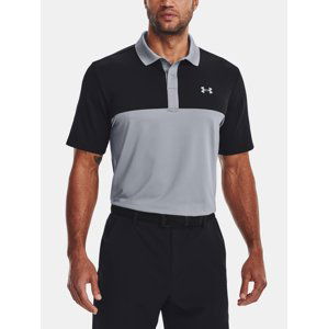 Under Armour Tričko UA Perf 3.0 Color Block Polo-GRY - Pánské