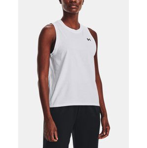 Under Armour Tílko UA Essential Cttn Strch Tank-WHT - Dámské